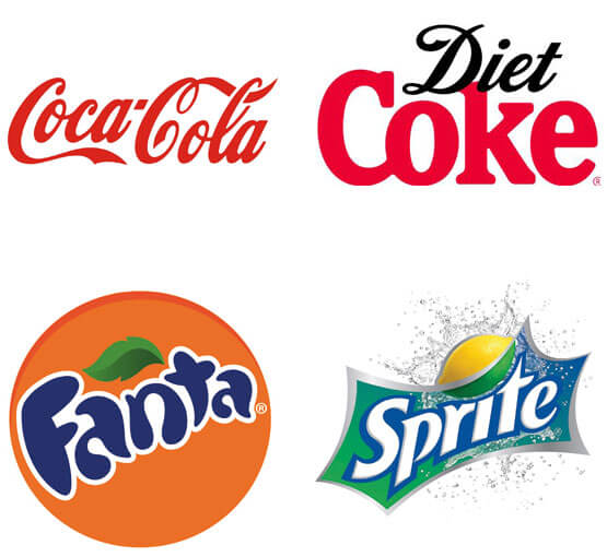 Drink product logos